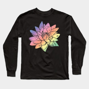 Water lilly Pastel Long Sleeve T-Shirt